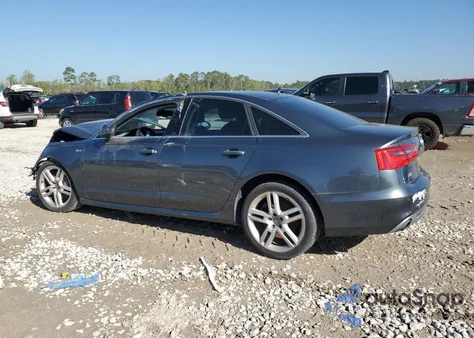 2015 Audi A6 Prestige из США, поврежденный, VIN WAUHGAFC2FN019082